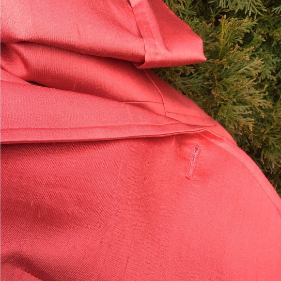 Talbots geranium silk dupioni jacket and dress NWT - Picture 10 of 11